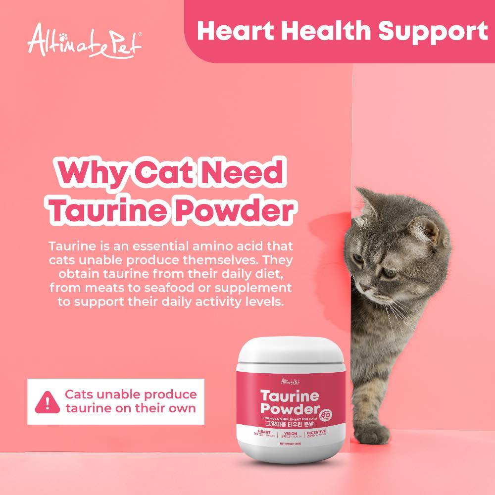 'BUNDLE DEAL': Altimate Pet Taurine Powder Supplement For Cats 150g